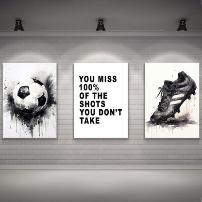 LuxuryStroke's Motivation Paintings With Quotes For Football Lovers, Motivation Painting Quotesand Painting Motivational Quotes - Motivation Art For Football - Fueling The Soccer Spirit Through A Set Of Motivational Masterpieces