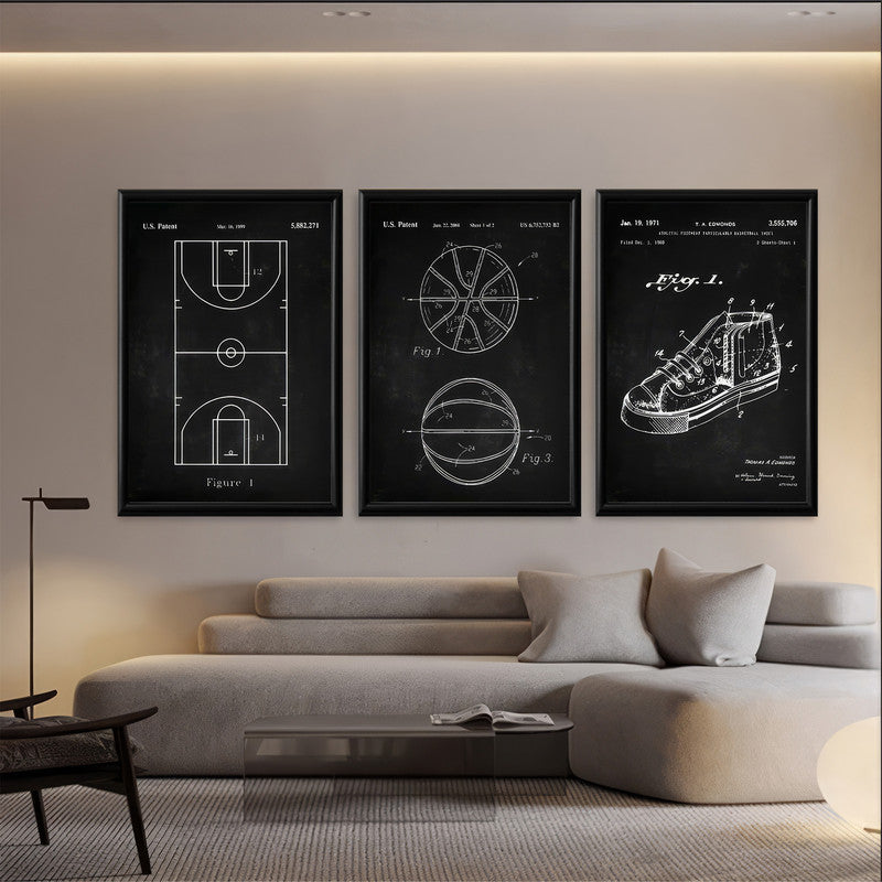 LuxuryStroke's Most Inspirational Paintings, Motivation Paintingsand Best Motivational Painting - Motivational Art - Sport Is Best Played When You Get The Science - Set Of 3 Paintings