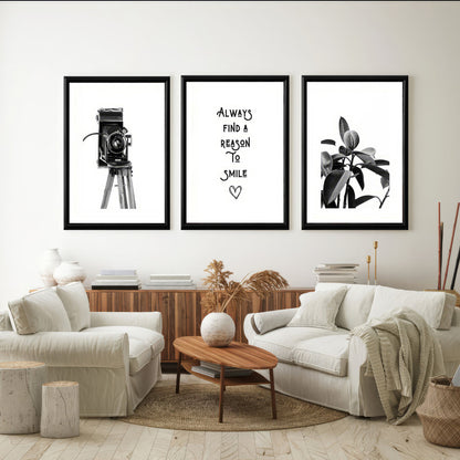 LuxuryStroke's Motivation Painting Quotes, Painting Motivational Quotesand Inspirational Art Paintings - Motivational Art - For Photography Enthusiasts - Set Of 3 Paintings