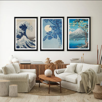 LuxuryStroke's Landscape Art Watercolor, Landscape Painting Artworkand Acrylic Landscape Painting - Landscape Art : Set Of 3 Serene Landscape Paintings